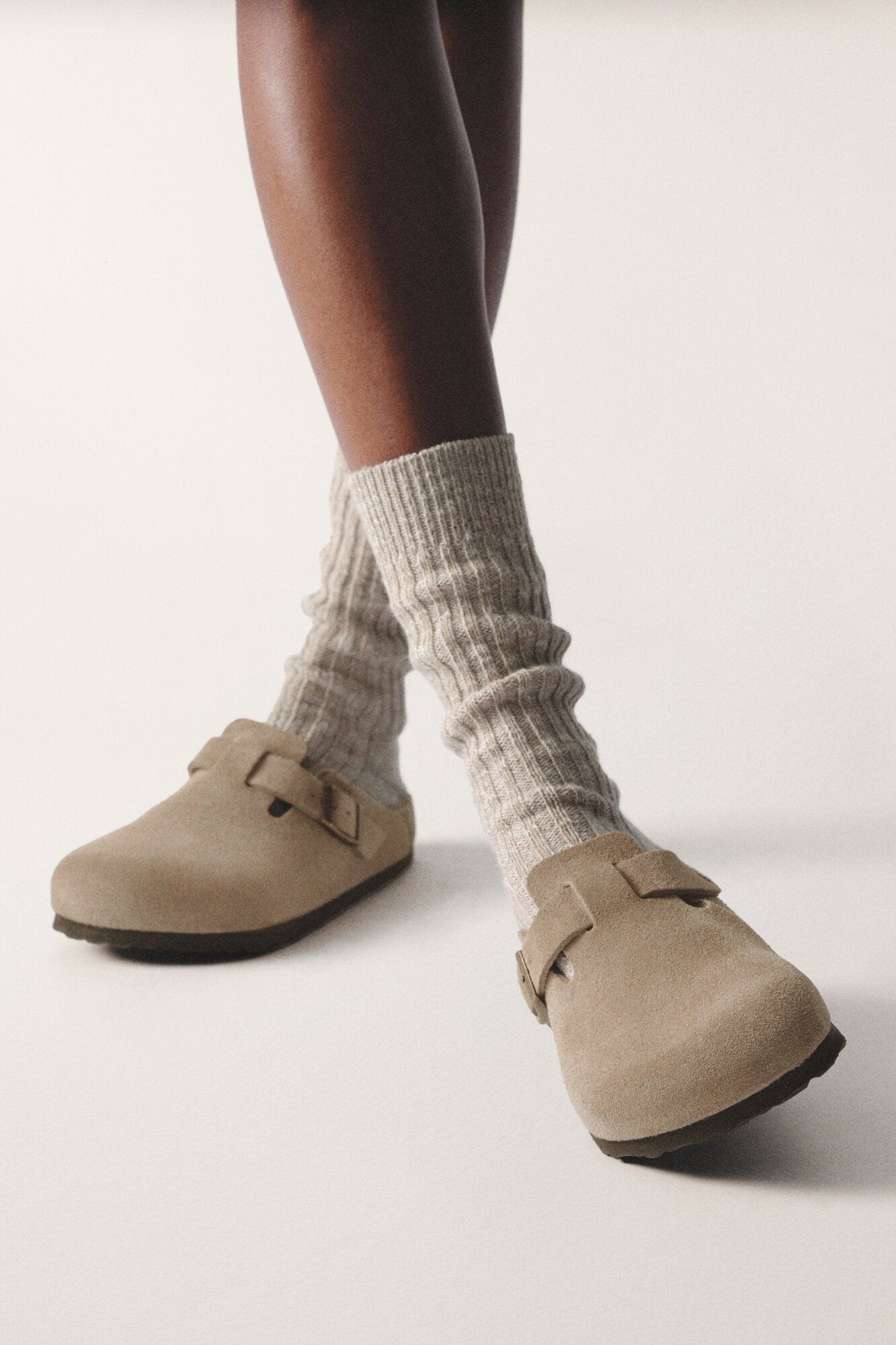 Boston clogs - Taupe